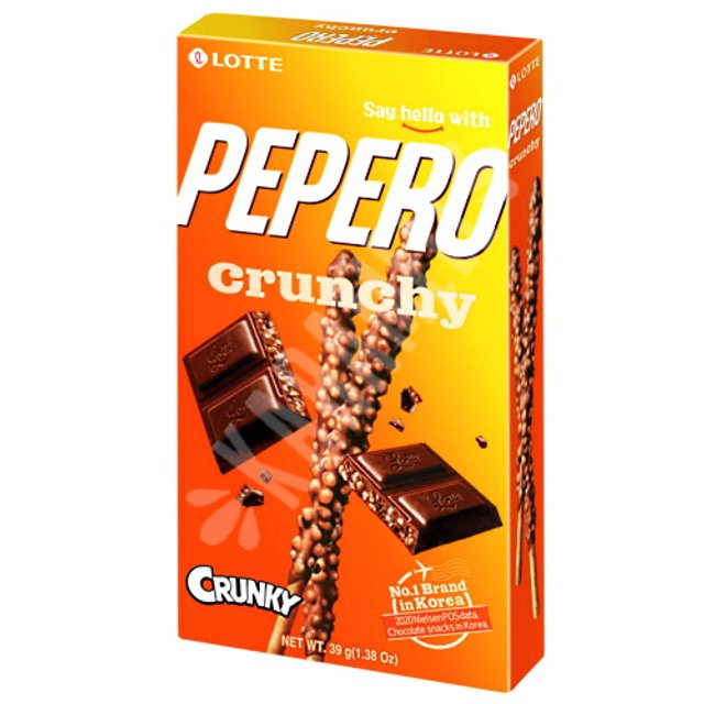Pepero Crunchy Lotte - Importado da Coreia