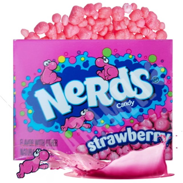 Balas Nerds Candy Strawberry Importado EUA Karamell Store