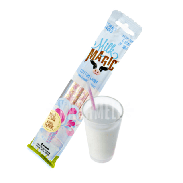 Milk Magic Cotton Candy Straws - Importado da Hungria