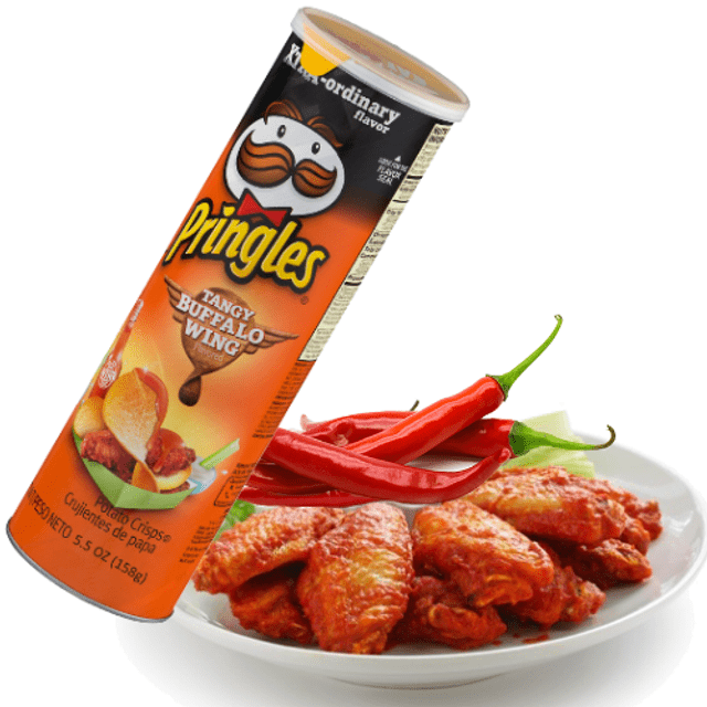 Pringles Tangy Buffalo Wing Frango Apimentado Importado EUA