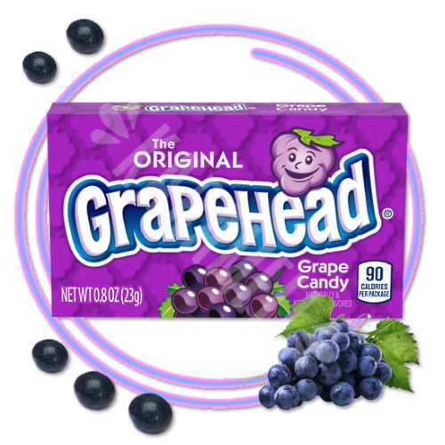 Grapehead The Original - Balas Grape Candy - Importado México ...