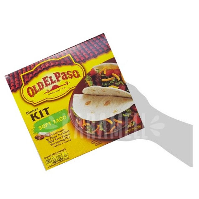 Kit Taco Dinner Soft - Tortilla & Tempero & Molho - Old El Paso - EUA