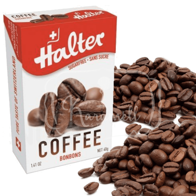 Halter Coffee Sugar Free Candy - Balas de Café - Importado Suiça