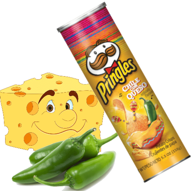 Pringles Chile & Queso Pimenta e Queijo Importado Estados Unidos Karamell Store