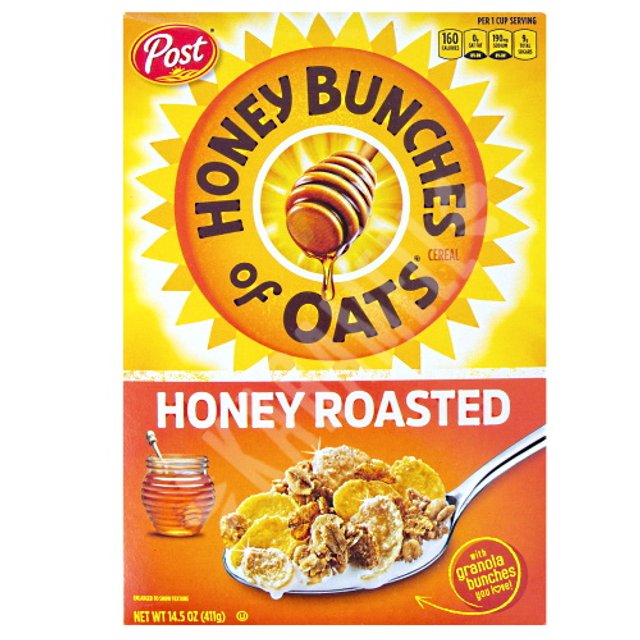 Cereal Matinal Honey Bunches Roasted - Post - EUA 