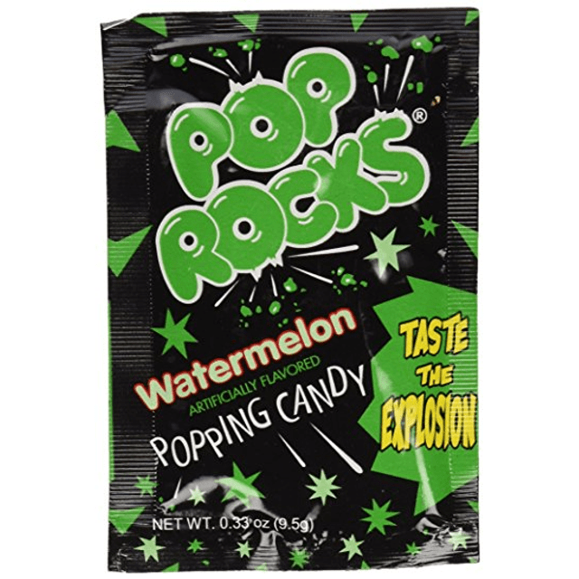 Pop Rocks Watermelon - Balas Explosivas Sabor Melancia - Importado dos EUA