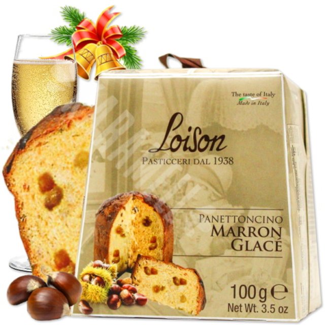 Bolo Panetone Loison Pasticceri - Marron Glacé - Importado Itália