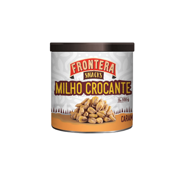 Milho Crocante Frontera - Snack Sabor Caramelo - Linha Premium
