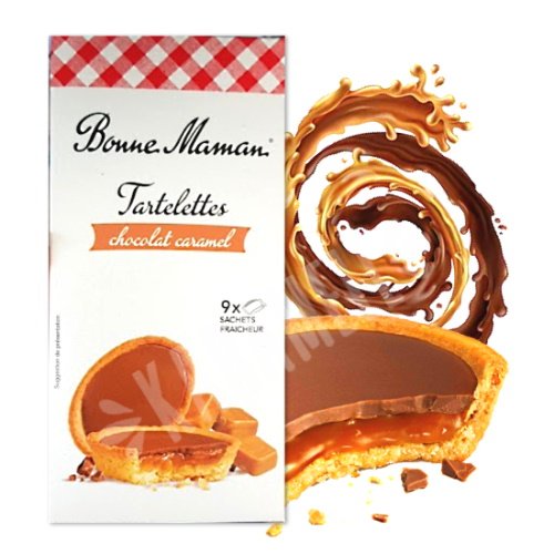 Biscoitos Tartelettes Chocolat Caramel - Bonne Maman - França ...