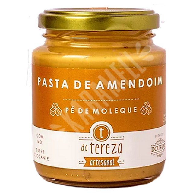 Pasta Amendoim com Pé de Moleque & Mel Dourado - Artesanal