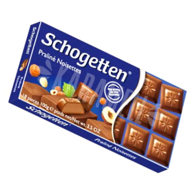 Chocolate Schogetten Praliné Noisettes - Importado Alemanha 