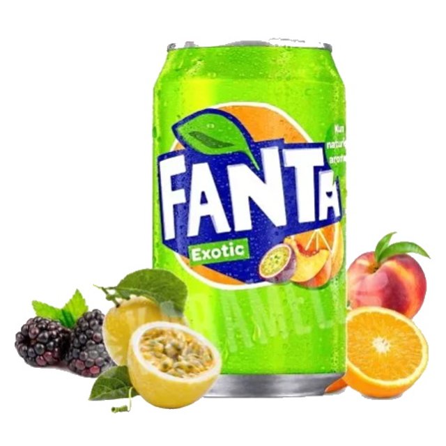 Kit 2 Refrigerantes Importados Fanta Lemon e Exotic