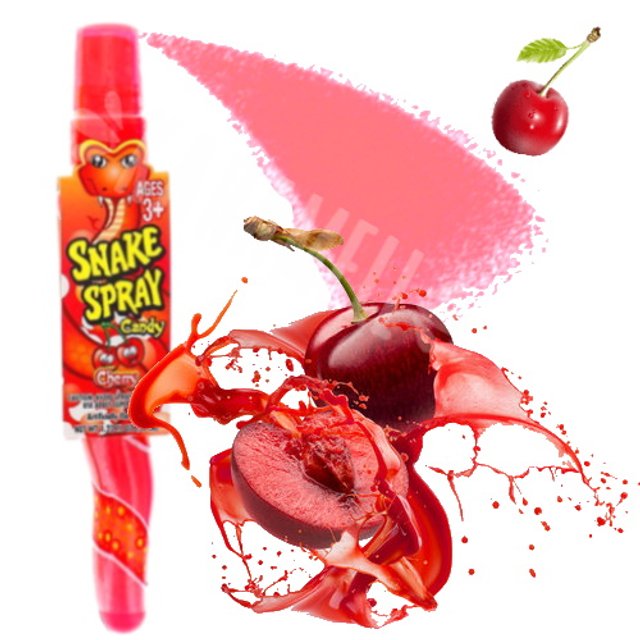 Snake Spray Candy Cherry - Bala Spray - Importado