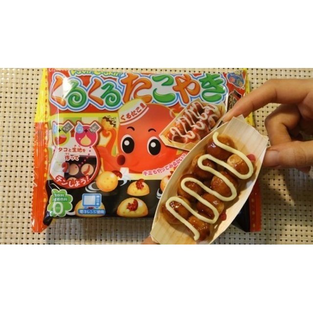 Doces Japoneses Popin Cooking Kracie Diy - Takoyaki Bolinhos de Polvo