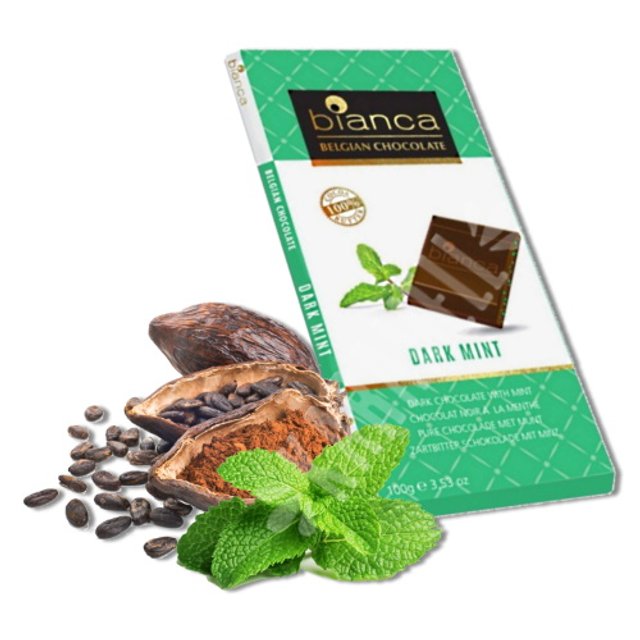 Chocolate Dark Mint Bianca - Belgian - Importado Bélgica