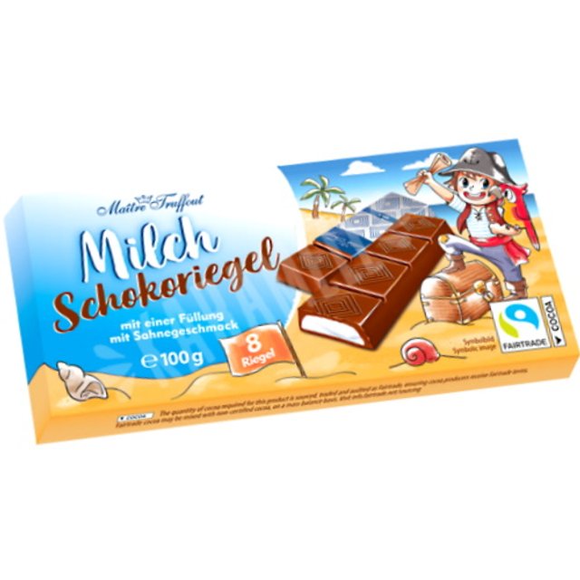 Milch Schokoriegel Maitre Truffout - Chocolate e Creme - Áustria 
