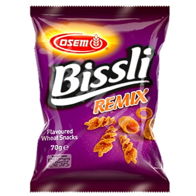 Salgadinho Bissli Remix Wheat Snack Osem - Importado Israel