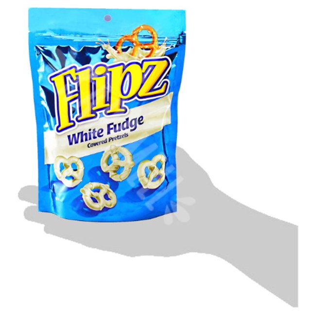 Flipz White Fudge Pretzels - Importado EUA