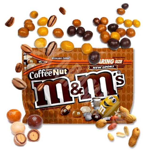 M&M's Coffee Nut 272,2g - Café e Amendoim - Importado EUA