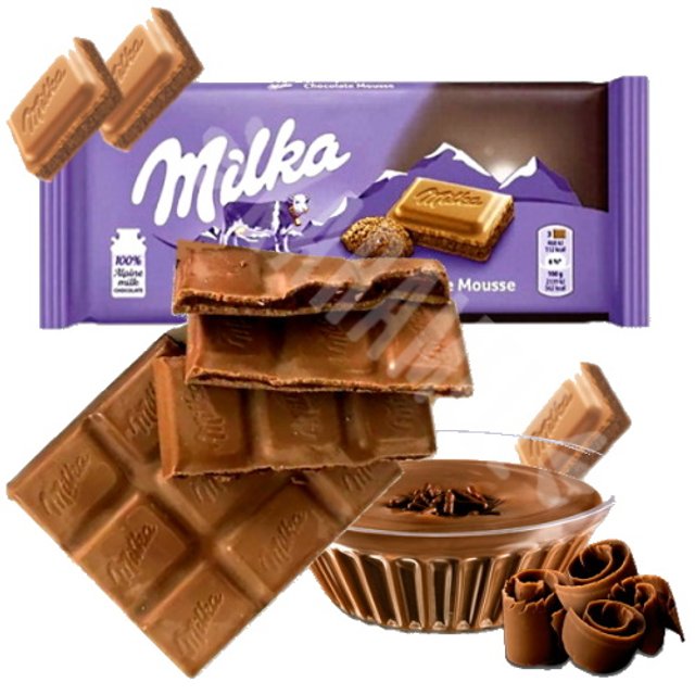 Milka Chocolate Mousse Dessert - Linha Premium - Importado da Áustria