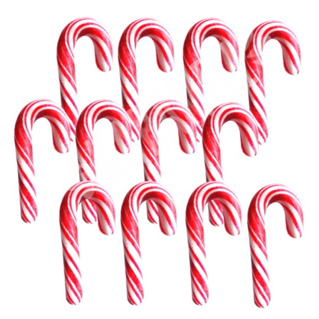 Mini Bengalinhas Peppermint - Bengalas Candy Canes Brachs - ATACADO 12X - USA