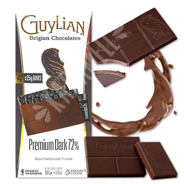 Guylian 72% Premium Dark Chocolate Bar