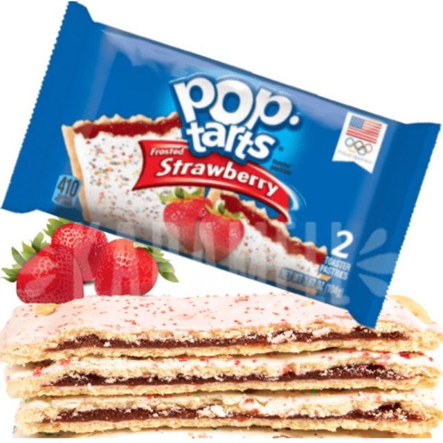 Kit Box 3 Pop Tarts - Blueberry Strawberry Cherry - Importado EUA