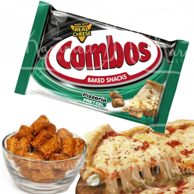 Combos Baked Snacks - Pizzeria Pretzel - Importado dos Estados Unidos