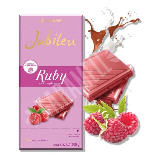 Barra Chocolate Ruby com Framboesa - Jubileu - Portugal
