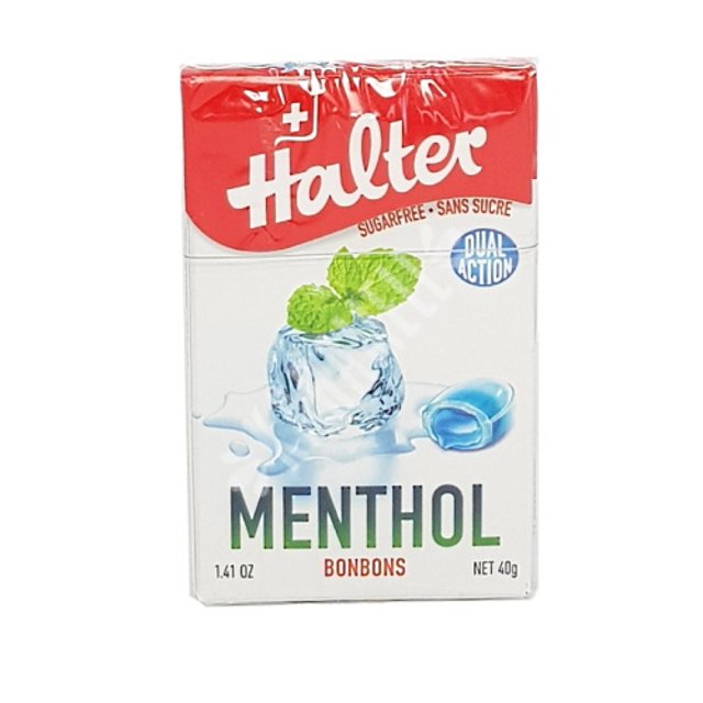 Balas Recheadas Halter Sugar Free - Menthol - Importado Suíça