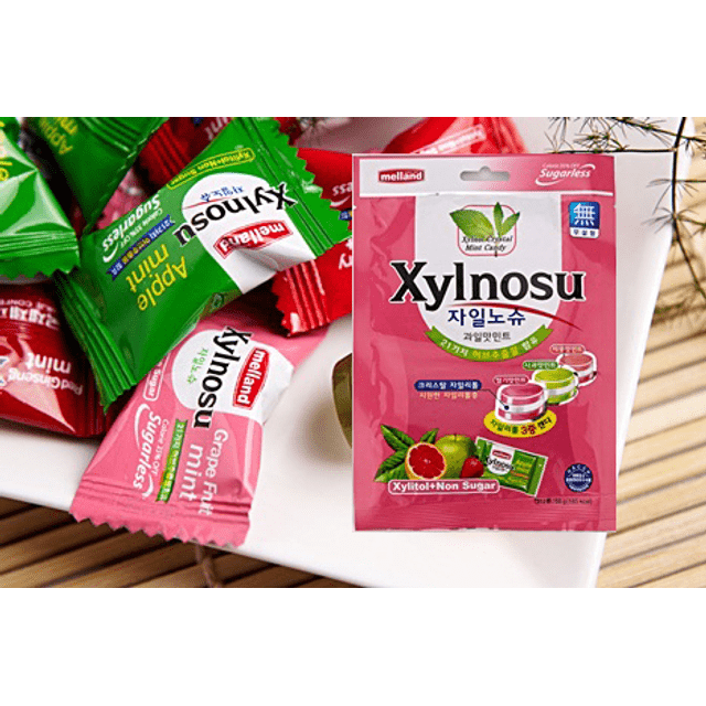 Doces Importados da Coreia - Melland Xylnosu Fruits - Xylitol