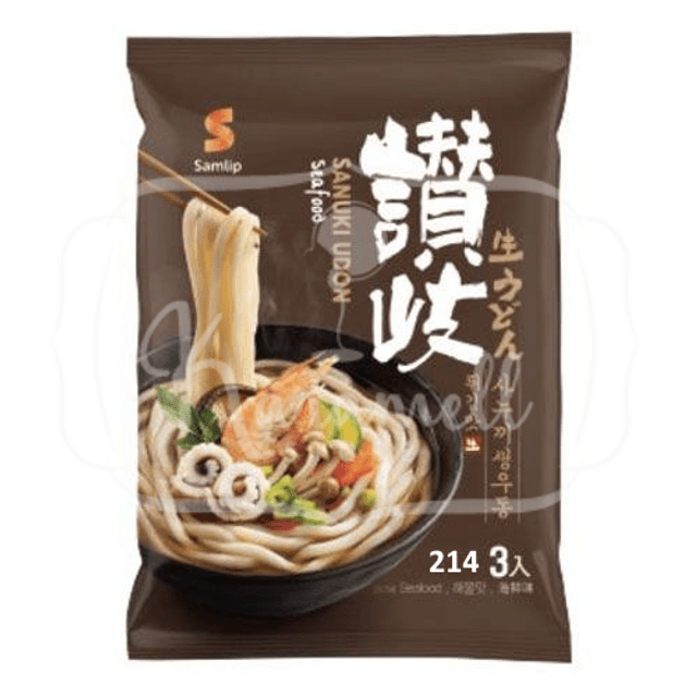 Sanuki Udon - ATACADO 3 X Lamen Sabor Frutos do Mar - Importado da Coreia