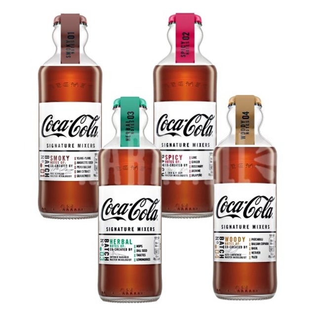Kit 4 Coca Colas Signature Mixer - Importado França
