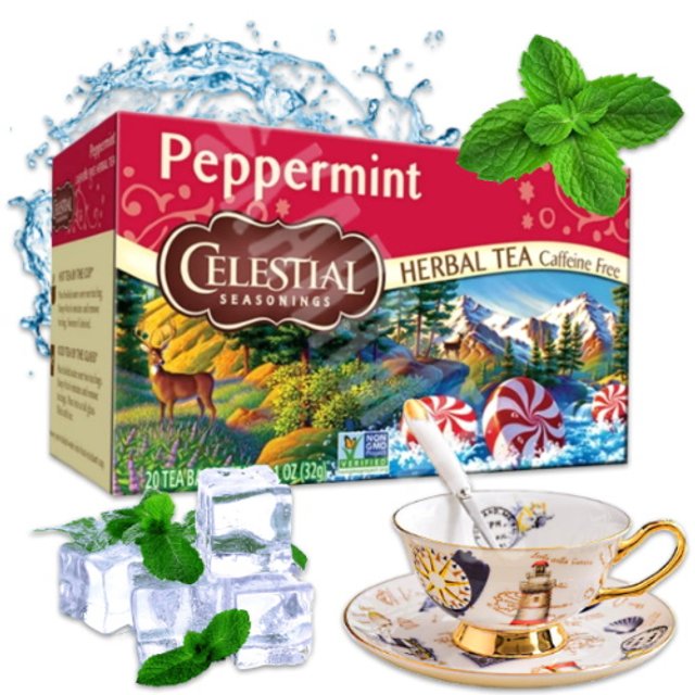 Herbal Tea Peppermint Chá Celestial Importado EUA Karamell Store