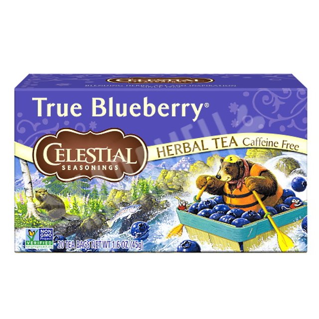 Herbal Tea True Blueberry Chá Celestial Importado EUA Karamell Store