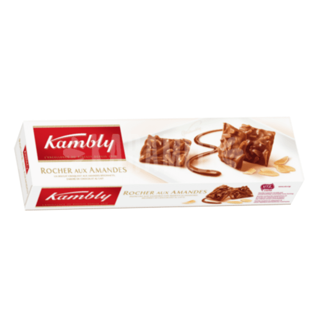 Biscoitos Crocantes Kambly com Amêndoas e Chocolate - Alemanha