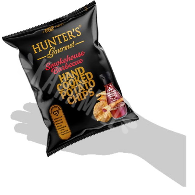 Hand Cooked Potato Chips Smokehouse Barbecue Hunters Snack - Dubai 