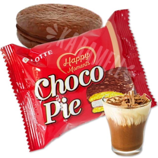 Alfajor Choco Pie Happy Moments - Lotte - Importado Coreia