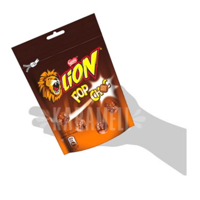 Lion Pop Choc Nestle - Wafer coberto Chocolate - Importado Bulgária