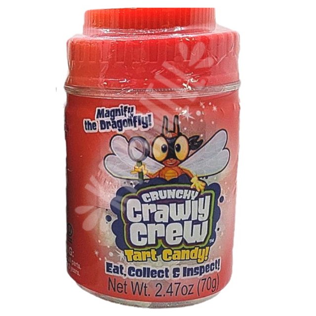 Balas Crunchy Crawly Crew Frutas Pote Vermelho Kidsmania - Importado