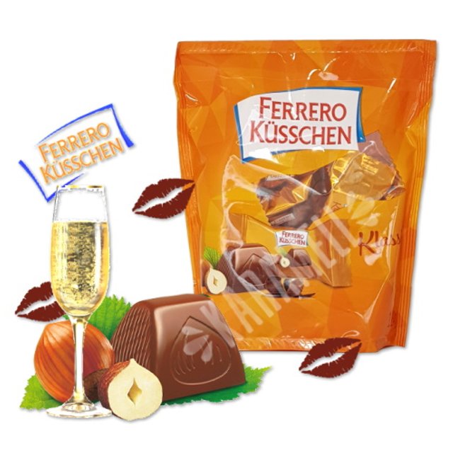 Bombons Chocolate Kusschen Klassik - Ferrero - Importado Alemanha
