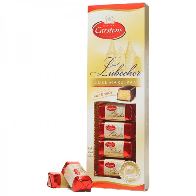Marzipan com Chocolate Importado Alemanha - Gift Box - Carstens Lübecker Edel
