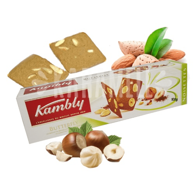 Biscoitos Kambly Amêndoas Avelãs e Cacau - Importado Alemanha
