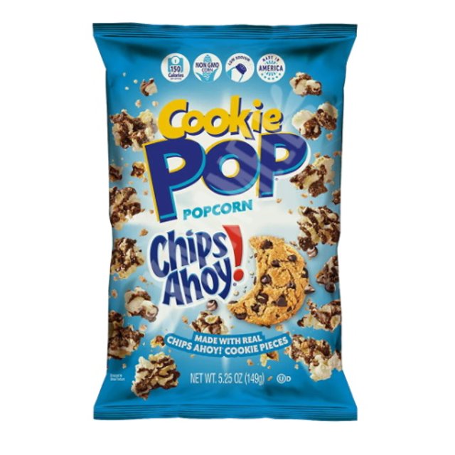 Pipoca Caramelizada Chips Ahoy! - Cookie Pop Popcorn - Importado EUA
