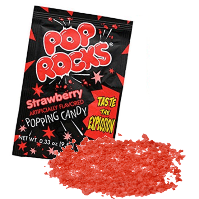 Pop Rocks Strawberry - Balas Explosivas Morango - Importado EUA ...