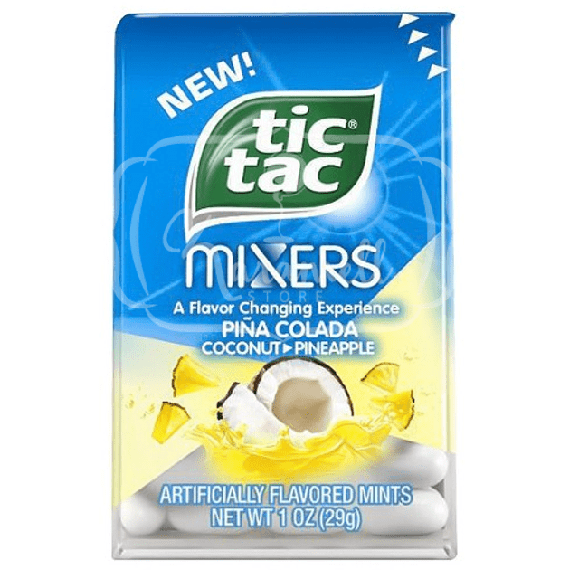 Tic Tac Mixers Pinacolada - Sabor Coco & Abacaxi - Importado dos Estados Unidos