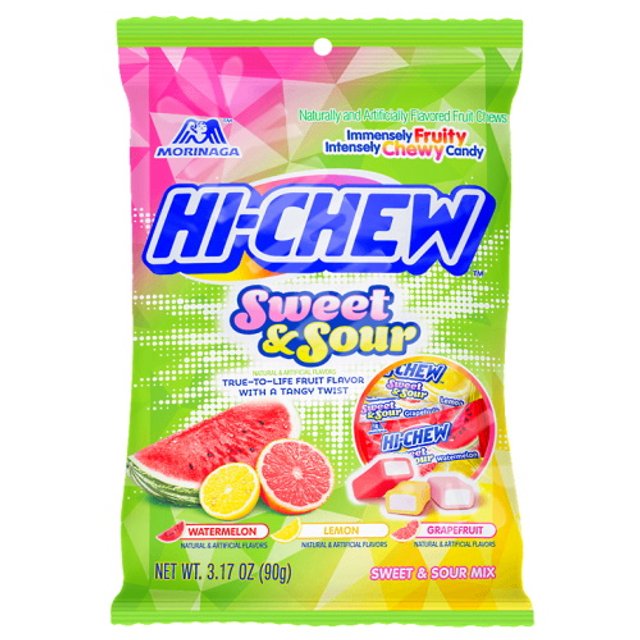 Balas Hi-Chew Sweet and Sour - Morinaga - Importado Japão