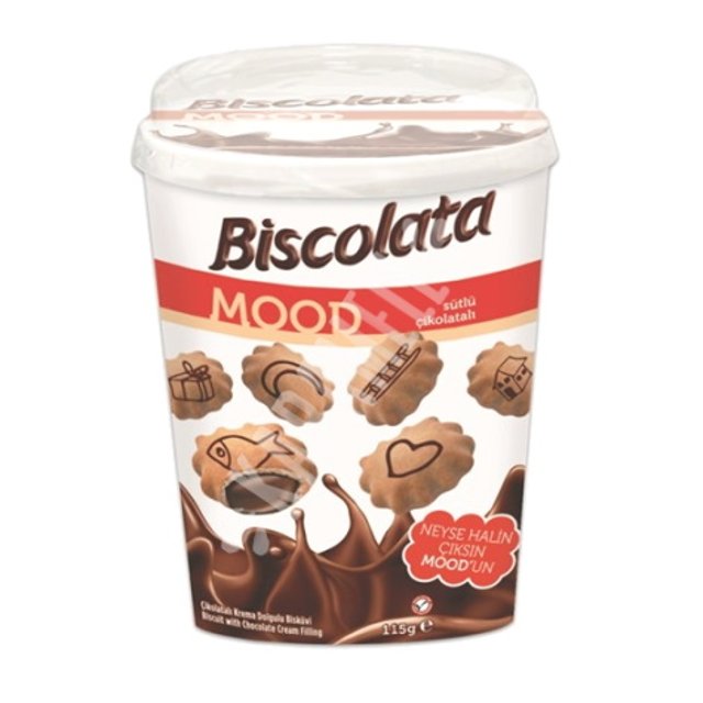 Biscolata Mood - Biscoito Recheio Creme de Chocolate - Turquia