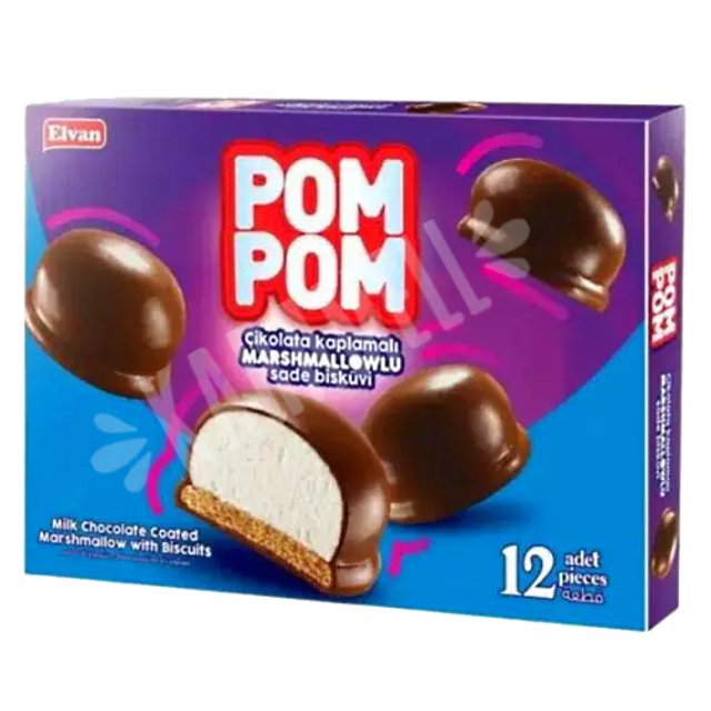 Bombom Pom Pom Chocolate Recheio Marshmallow - Turquia