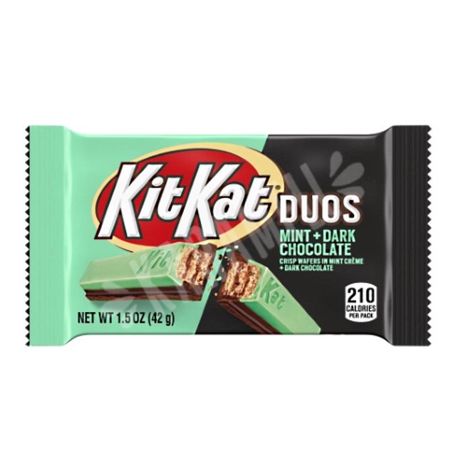 Kit Kat Duos - Mint & Dark Chocolate - Importado Suíça